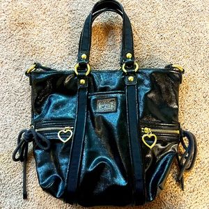 Coach patent leather shoulder / handbag